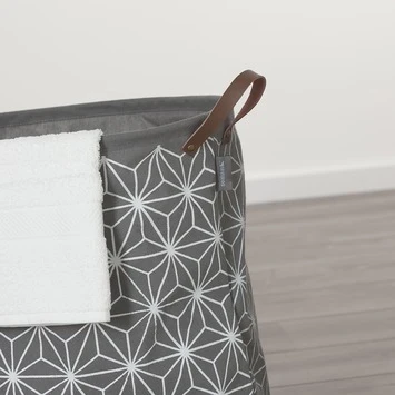 Sealskin Wasmand Triangles Polyester Grijs 4 Sealskin Wasmand Triangles Polyester Grijs - Afbeelding 2