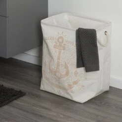 Sealskin Wasmand Anchor Ecru -Meubel Pracht 123 3693