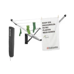 Brabantia Wanddroger Wallfix 24 Meter -Meubel Pracht 123 3721