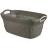 Curver Wasmand Knit Harvest Brown 40 Liter -Meubel Pracht 123 3723