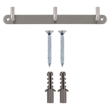 Kapstok Moja 3 Haaks Rvs 220mm 7 Kapstok Moja 3 Haaks Rvs 220mm - Afbeelding 5