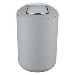 Wenko Prullenbak Brasil Grijs 6,5 Liter