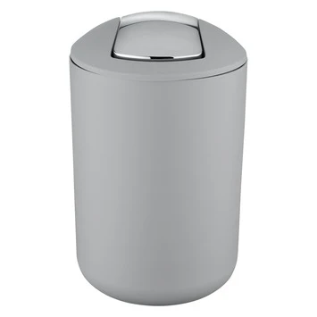 Wenko Prullenbak Brasil Grijs 6,5 Liter 3 Wenko Prullenbak Brasil Grijs 6,5 Liter