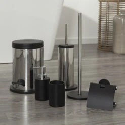 Sealskin Pedaalemmer Metropolitan Zwart 3 Liter -Meubel Pracht 123 3945