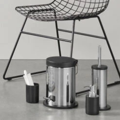 Sealskin Pedaalemmer Metropolitan Zwart 3 Liter -Meubel Pracht 123 3947