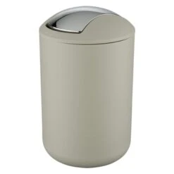 Wenko Prullenbak Brasil Taupe 6,5 Liter