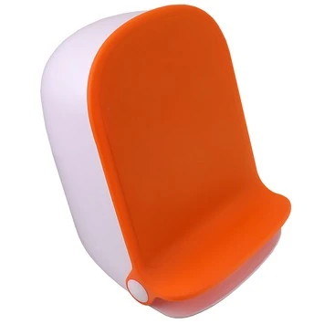 Spirella Nuovo Pedaalemmer Oranje/wit 3 Spirella Nuovo Pedaalemmer Oranje/wit