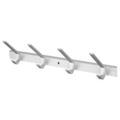 Kapstok Ria 4 Haaks Aluminium 456mm 10 Kapstok Ria 4 Haaks Aluminium 456mm -Meubel Pracht 123 397