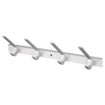 Kapstok Ria 4 Haaks Aluminium 456mm 4 Kapstok Ria 4 Haaks Aluminium 456mm - Afbeelding 2