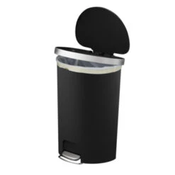 EKO Hana Semi-Round Pedaalemmer 55L Met Ingebouwde Wielen -Meubel Pracht 123 3973