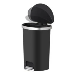 EKO Hana Semi-Round Pedaalemmer 55L Met Ingebouwde Wielen -Meubel Pracht 123 3974