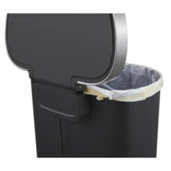 EKO Hana Semi-Round Pedaalemmer 55L Met Ingebouwde Wielen -Meubel Pracht 123 3979