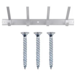 Kapstok Ria 4 Haaks Aluminium 456mm 13 Kapstok Ria 4 Haaks Aluminium 456mm -Meubel Pracht 123 400