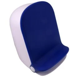 Spirella Nuovo Pedaalemmer Blauw/wit