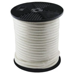 Wit Gevlochten Nylon Touw 10mm 50m