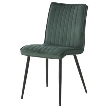 GAMMA Eetkamerstoel Nicolet Velvet Mosgroen 4 GAMMA Eetkamerstoel Nicolet Velvet Mosgroen - Afbeelding 2