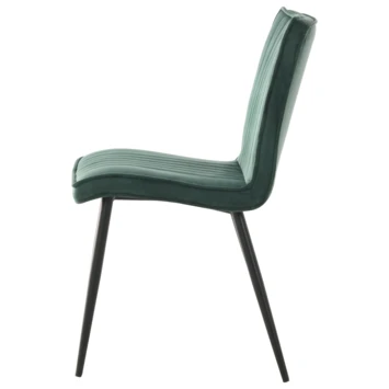 GAMMA Eetkamerstoel Nicolet Velvet Mosgroen 5 GAMMA Eetkamerstoel Nicolet Velvet Mosgroen - Afbeelding 3