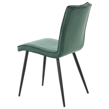 GAMMA Eetkamerstoel Nicolet Velvet Mosgroen 6 GAMMA Eetkamerstoel Nicolet Velvet Mosgroen - Afbeelding 4