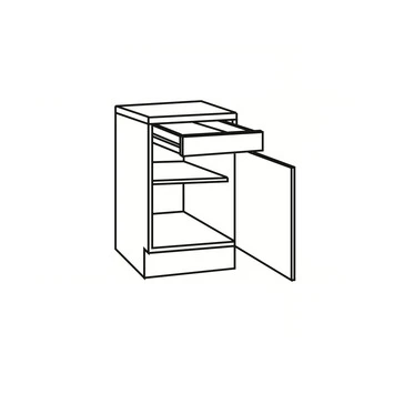 Klassik 50 Onderkast 600-6 Wit 60 Cm 4 Klassik 50 Onderkast 600-6 Wit 60 Cm - Afbeelding 2