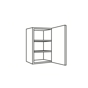 Klassik 60 Wandkast Hoog 606-6 Wit 60 Cm 4 Klassik 60 Wandkast Hoog 606-6 Wit 60 Cm - Afbeelding 2