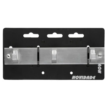 Kapstok Kristel 3 Haaks Aluminium 210mm 5 Kapstok Kristel 3 Haaks Aluminium 210mm - Afbeelding 3