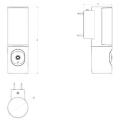 Ezviz LC3 Buitencamera Met Verlichting -Meubel Pracht 123 4234