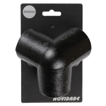 Novidade Steigerbuis Buiskoppeling Hoekstuk 3-weg Zwart Ø 42mm 5 Novidade Steigerbuis Buiskoppeling Hoekstuk 3-weg Zwart Ø 42mm - Afbeelding 3