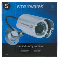 Smartwares Dummy Camera CS22D Binnen/Buiten Aluminium 26 Smartwares Dummy Camera CS22D Binnen/Buiten Aluminium -Meubel Pracht 123 4417