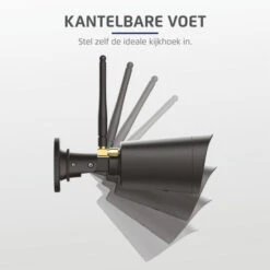 KlikAanKlikUit Ipcam-3500 Slimme Buitencamera Zwart -Meubel Pracht 123 4524