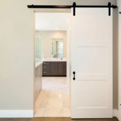 Starx Schuifdeursysteem Industrieel Mat Zwart Complete Set Met Hangrollen 8 Starx Schuifdeursysteem Industrieel Mat Zwart Complete Set Met Hangrollen -Meubel Pracht 123 4595