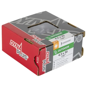 Dynaplus Schroef Universeel Platkop AR-coating TX-25 4.5x30 150 Stuks 5 Dynaplus Schroef Universeel Platkop AR-coating TX-25 4.5x30 150 Stuks - Afbeelding 3