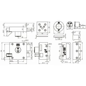 NEMEF Veiligheidsoplegslot SKG 2-sterren Rechts 11 NEMEF Veiligheidsoplegslot SKG 2-sterren Rechts - Afbeelding 9