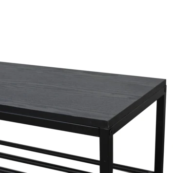 GAMMA Halbank Jaap Metaal/mdf Zwart 6 GAMMA Halbank Jaap Metaal/mdf Zwart - Afbeelding 4