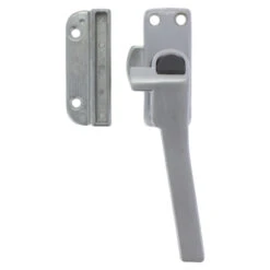 GAMMA Raamsluiting Met Drukknop Rechts Grijs