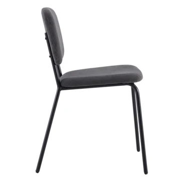 GAMMA Eetkamerstoel Job Rib Warmgrijs 5 GAMMA Eetkamerstoel Job Rib Warmgrijs - Afbeelding 3