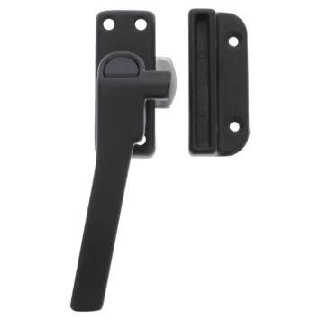 GAMMA Raamsluiting Met Drukknop Links Zwart 3 GAMMA Raamsluiting Met Drukknop Links Zwart