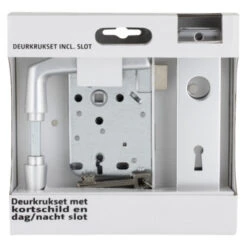 Insteekslot Set Dag/nachtslot Met Aluminium Slotplaat Incl. Kruk Doorn 50mm 11 Insteekslot Set Dag/nachtslot Met Aluminium Slotplaat Incl. Kruk Doorn 50mm -Meubel Pracht 123 4908