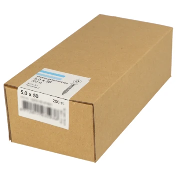 Universeelschroef Platkop RVS 5.0x50 Mm 200 Stuks 4 Universeelschroef Platkop RVS 5.0x50 Mm 200 Stuks - Afbeelding 2