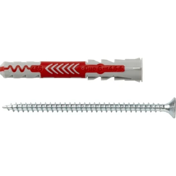 Fischer Universeelplug DuoPower 8x65mm Met Schroef 25 Stuks 3 Fischer Universeelplug DuoPower 8x65mm Met Schroef 25 Stuks