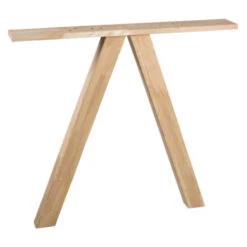 WOOOD Tablo Tafelonderstel 3-standenpoot Vierkant Eiken Set 2 Stuks -Meubel Pracht 123 498