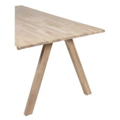 WOOOD Tablo Tafelonderstel 3-standenpoot Vierkant Eiken Set 2 Stuks -Meubel Pracht 123 500