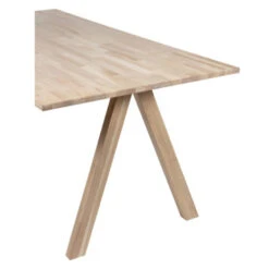 WOOOD Tablo Tafelonderstel 3-standenpoot Vierkant Eiken Set 2 Stuks -Meubel Pracht 123 501