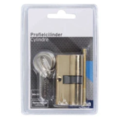 GAMMA Profielcilinder Messing 30/30 Mm -Meubel Pracht 123 5024