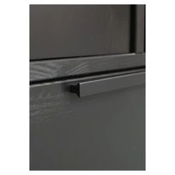 WOOOD Garderobekast Adam 2 Deurs Zwart 200x100x53 Cm -Meubel Pracht 123 511