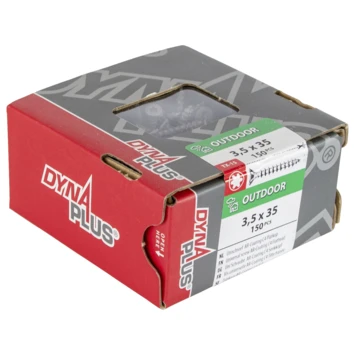 Dynaplus Schroef Universeel Platkop AR-coating TX-15 3.5x35 150 Stuks 5 Dynaplus Schroef Universeel Platkop AR-coating TX-15 3.5x35 150 Stuks - Afbeelding 3