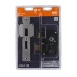 NEMEF Veiligheidsslot SKG 2-sterren Buitendeur Doorn 50mm PC 55mm -Meubel Pracht 123 5114