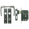 NEMEF 1200 Serie Slotset Badkamerslot/wc-slot Inclusief Beslag Doorn 50mm PC 63mm -Meubel Pracht 123 5124