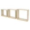 Kubusset Eiken 3 Stuks -Meubel Pracht 123 514