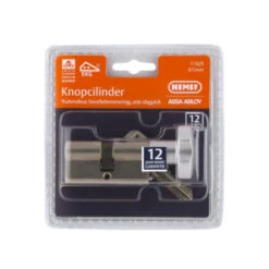 NEMEF Veiligheidsknopcilinder NF2 30/30 Mm SKG 2-sterren -Meubel Pracht 123 5173