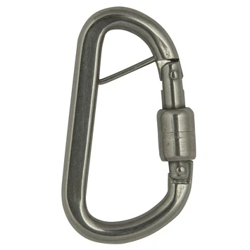 Karabijnhaak Met Veerbelast Borging 8x80 Mm 3 Karabijnhaak Met Veerbelast Borging 8x80 Mm